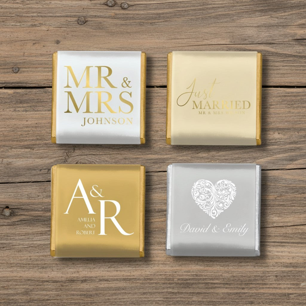 Personalised Wedding Chocolate Neapolitans, expertly crafted to add a unique touch to your celebration