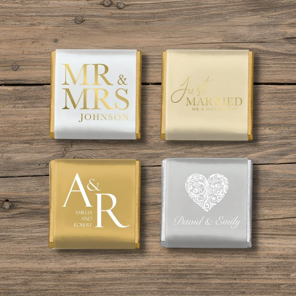Personalised Wedding Chocolate Neapolitans, expertly crafted to add a unique touch to your celebration