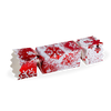 Red and White Chocolate Snowflake Mini Christmas Cracker (33g)