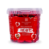 Foiled Milk Chocolate Red Hearts Tub (1kg)