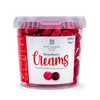 Dark Chocolate Foiled Strawberry Fondant Creams Tub (1kg)