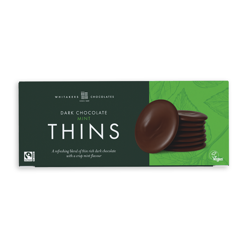 150g gift box of dark mint chocolate thins