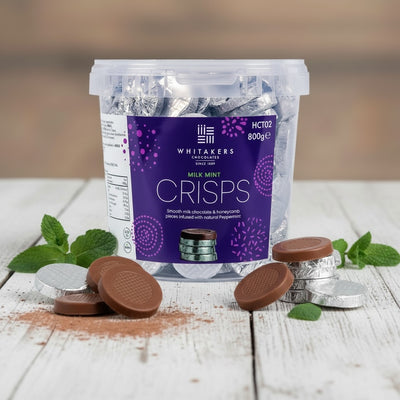 Milk Chocolate Mint Honeycomb Crisps Tub (800g)