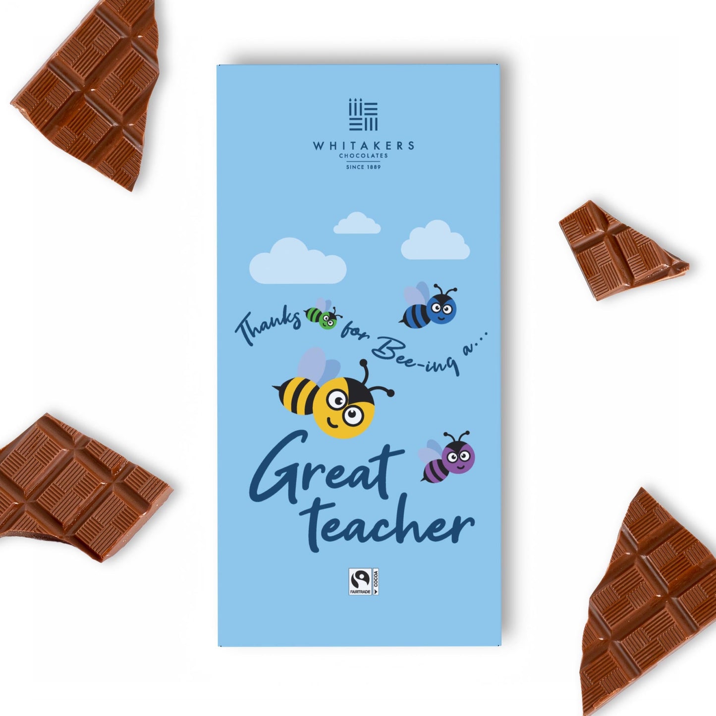 90g milk chocolate thank you teacher bar