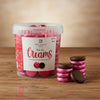 Dark Chocolate Foiled Pink Gin Fondant Creams Tub (1kg)