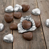 Milk Chocolate Silver Foiled Hearts (1kg boxes)