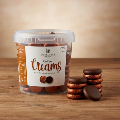 Foil Wrapped Fondant Dark Chocolate Coffee Creams (1kg)