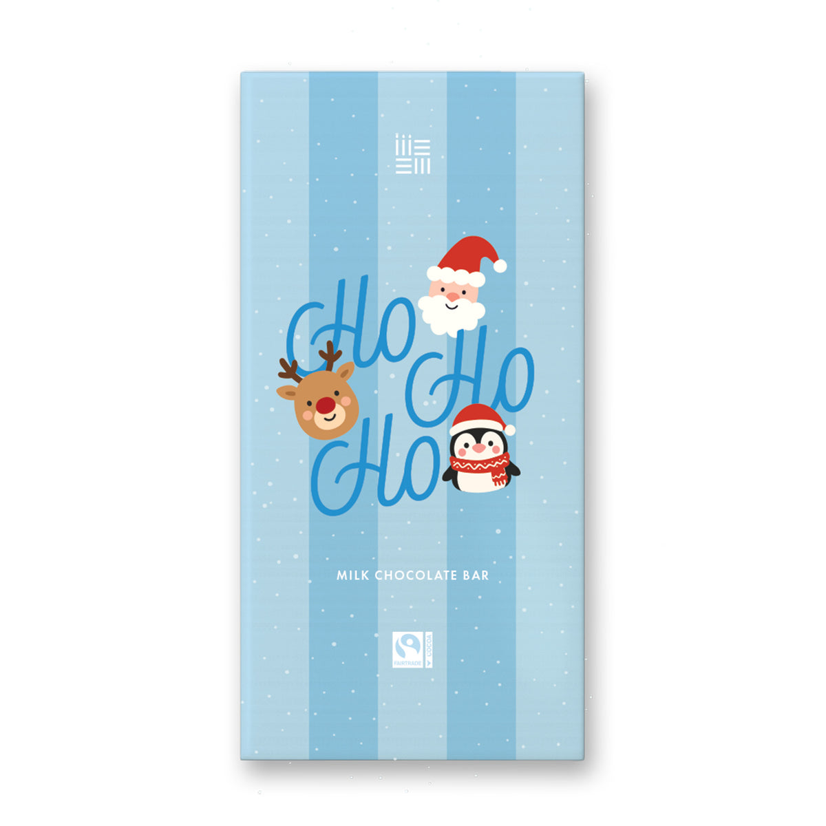 christmas ho ho ho milk chocolate bar