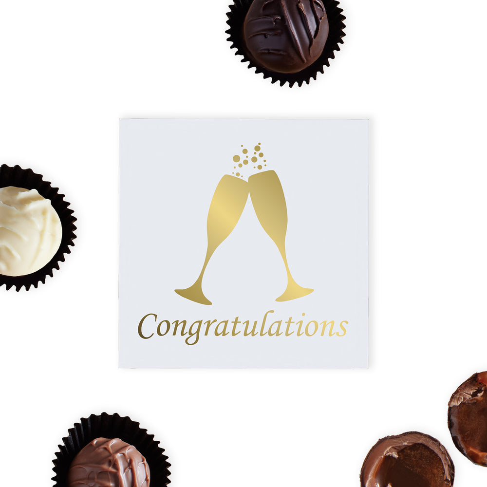 Congratulations 4 Chocolate Truffle Gift Box (46g)