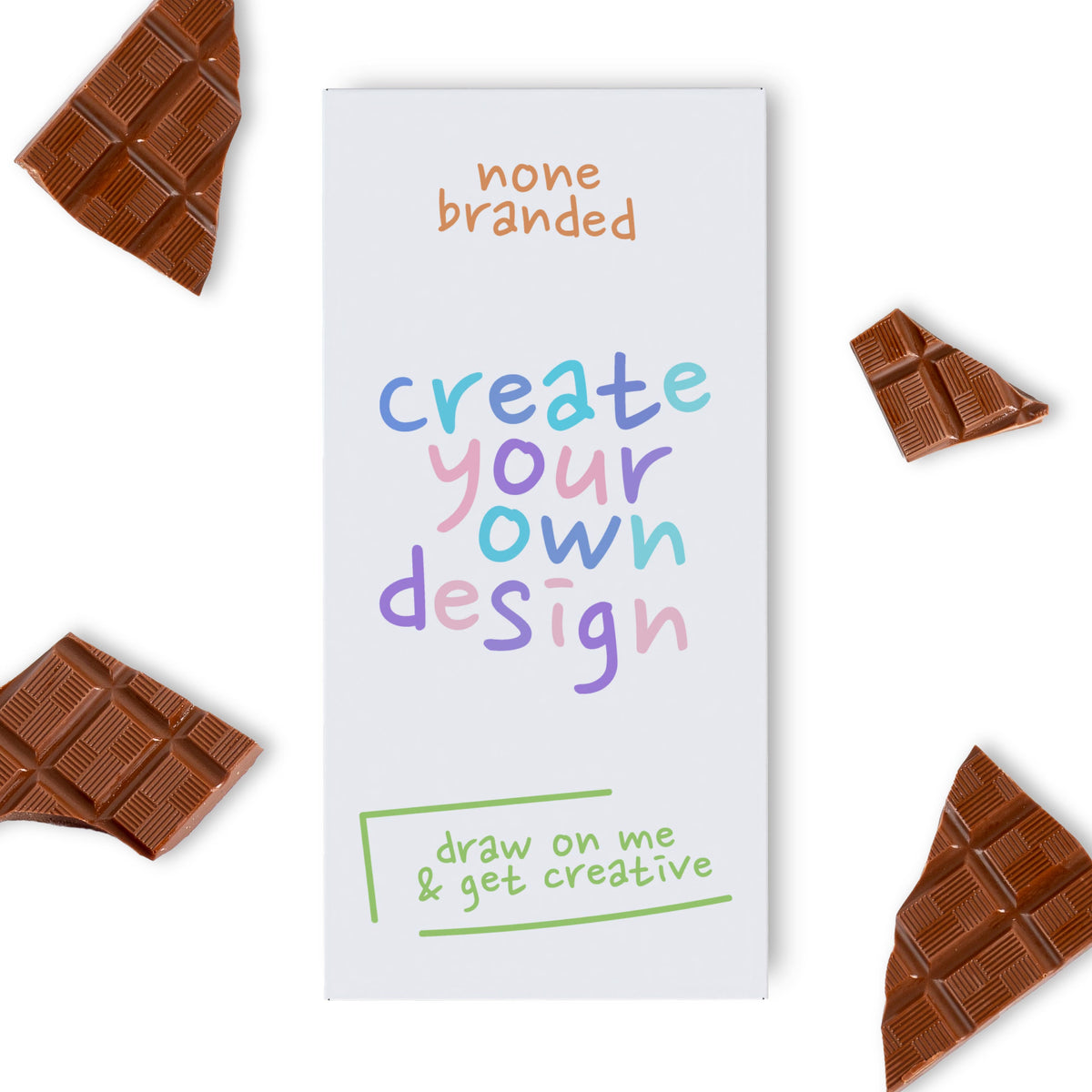 Create your own design Milk Chocolate Bar (90g)