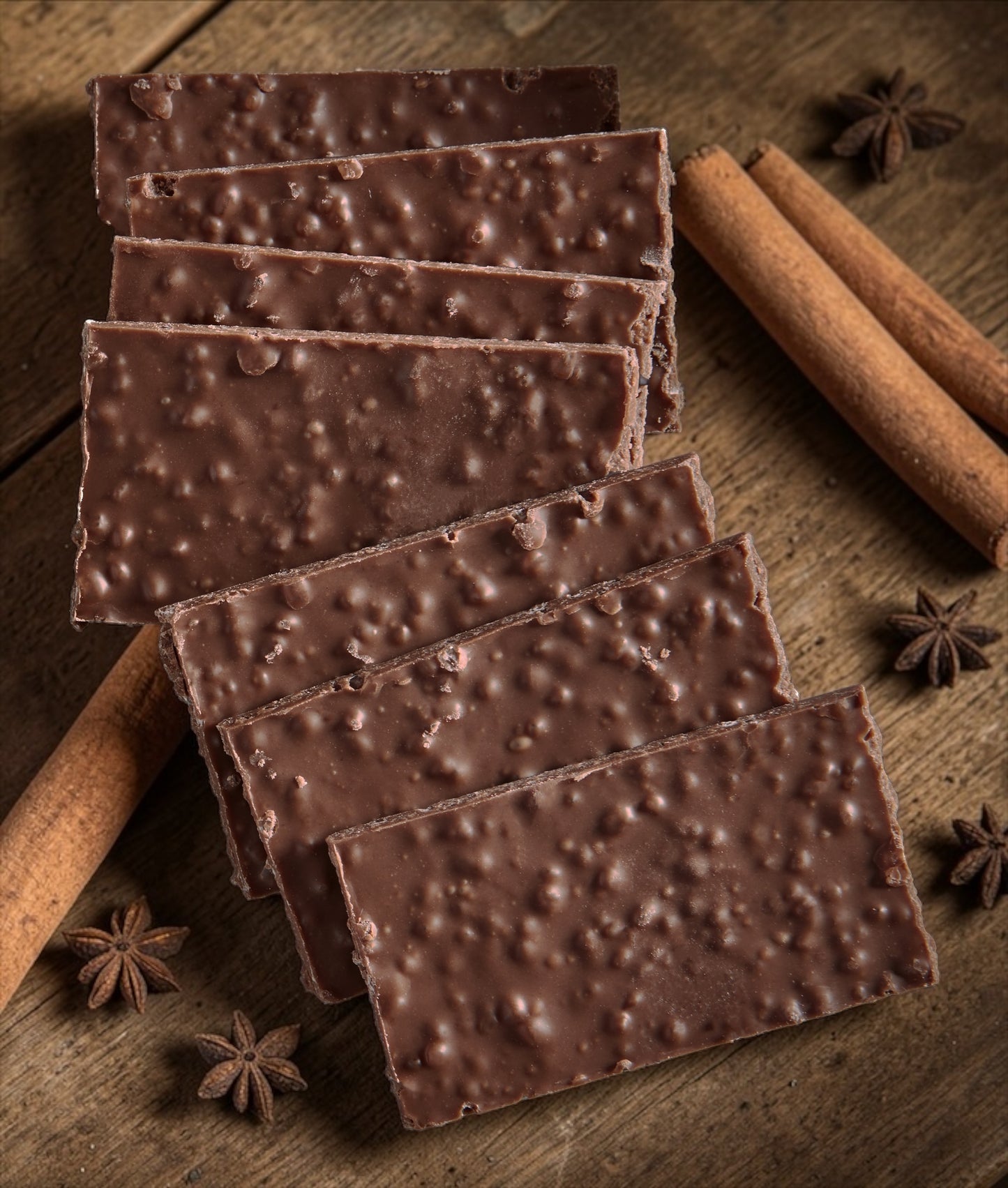 Dark Chocolate Cinnamon Wafers (150g)