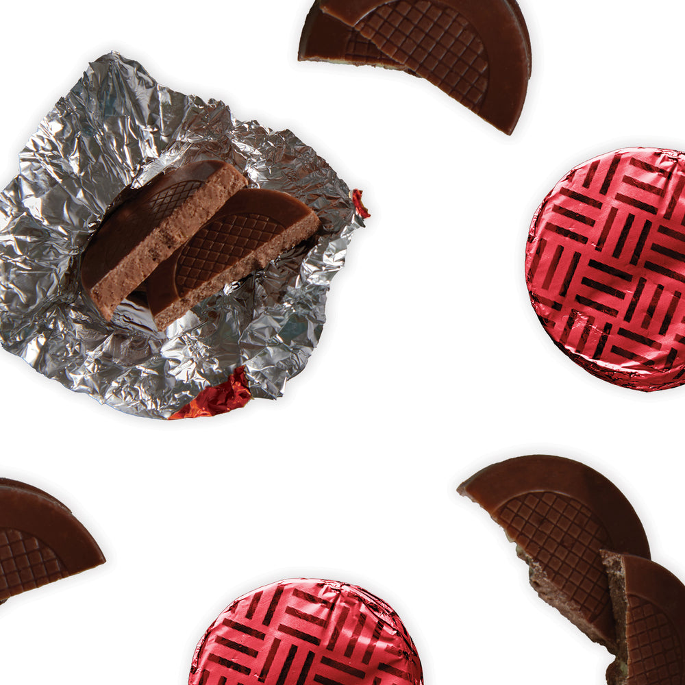 Dark Chocolate Foiled Discs (800g)