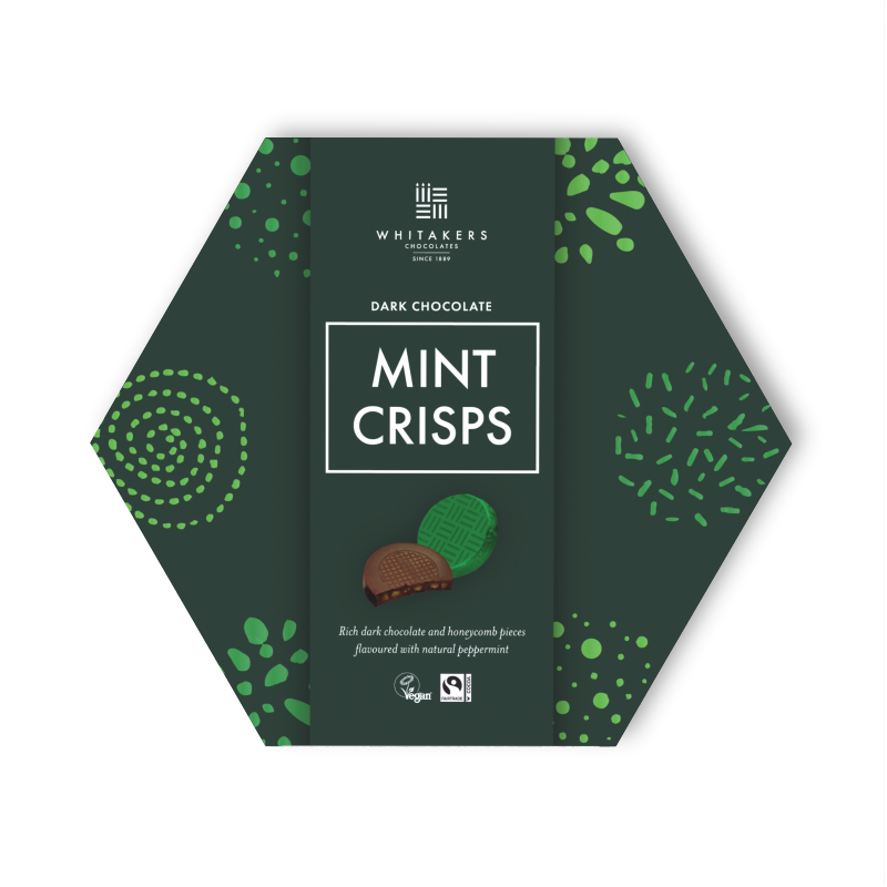 Dark Chocolate Mint Honeycomb Crisps (165g)
