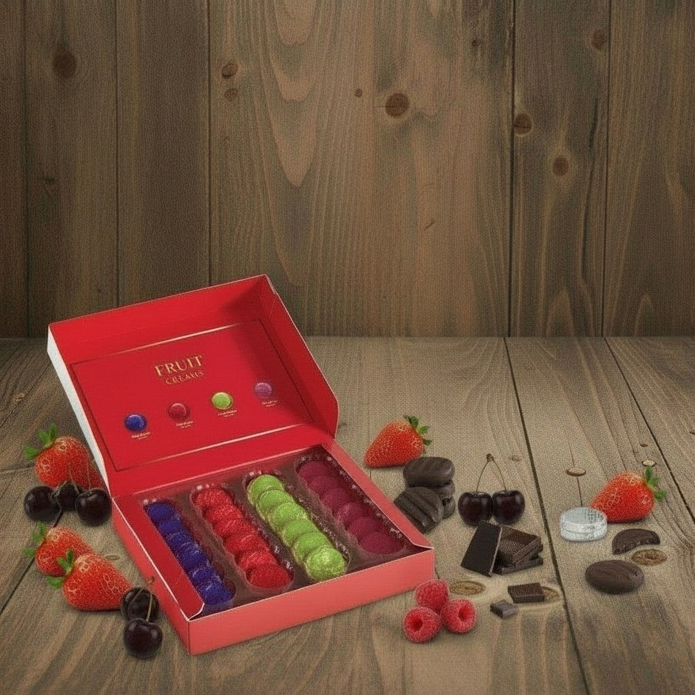 Dark Chocolate Fruit Fondant Creams (200g)