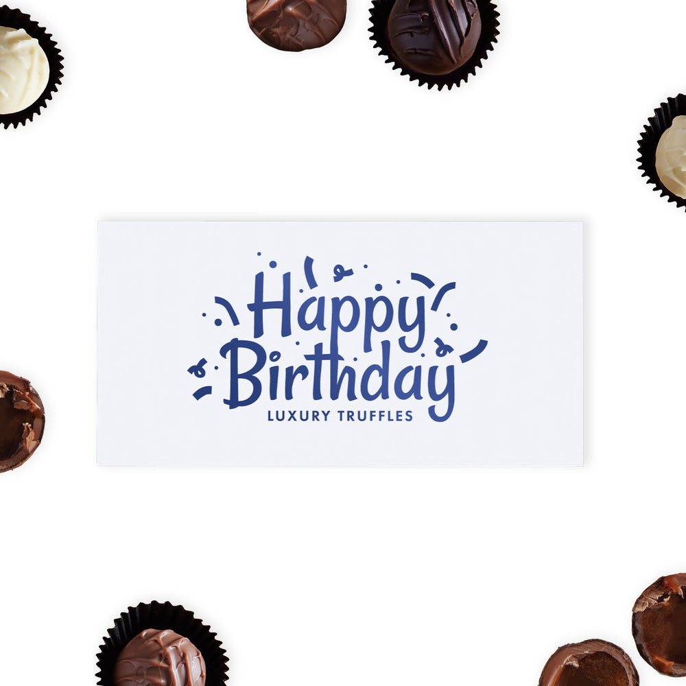 Happy Birthday 8 Chocolate Truffle Gift Box (98g)