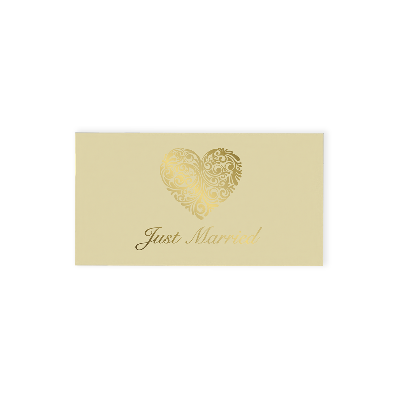 Just Married 2 Chocolate Truffle (gold) Gift Box (25g)
