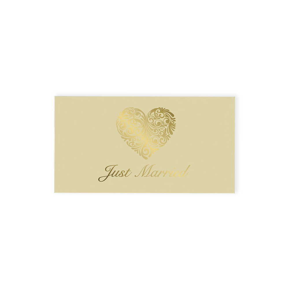 Just Married 2 Chocolate Truffle (gold) Gift Box (25g)