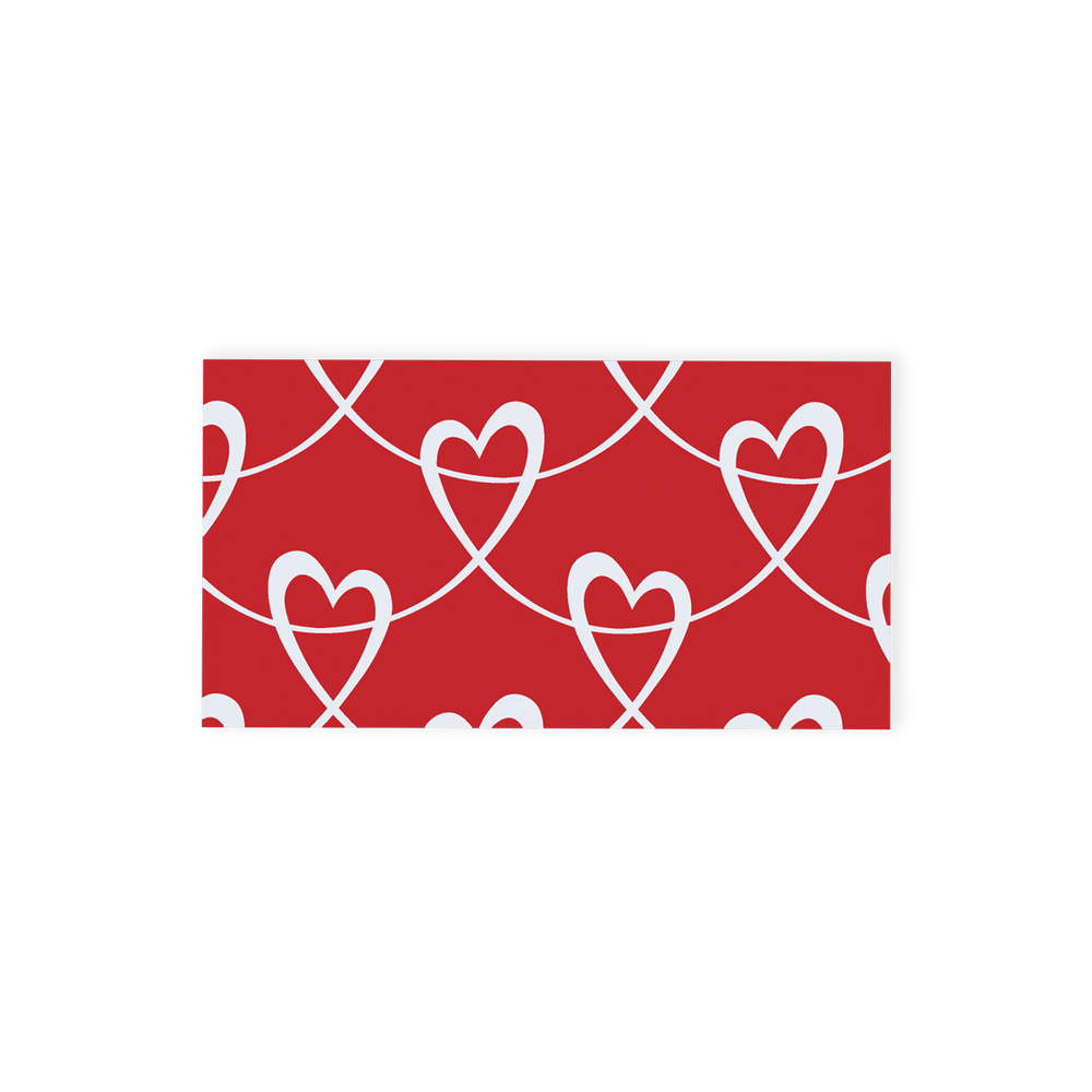 Love Hearts Chocolate Truffle Gift Box (white hearts) 25g