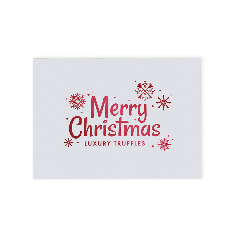 Merry Christmas 12 Chocolate Truffle Gift Box (145g)