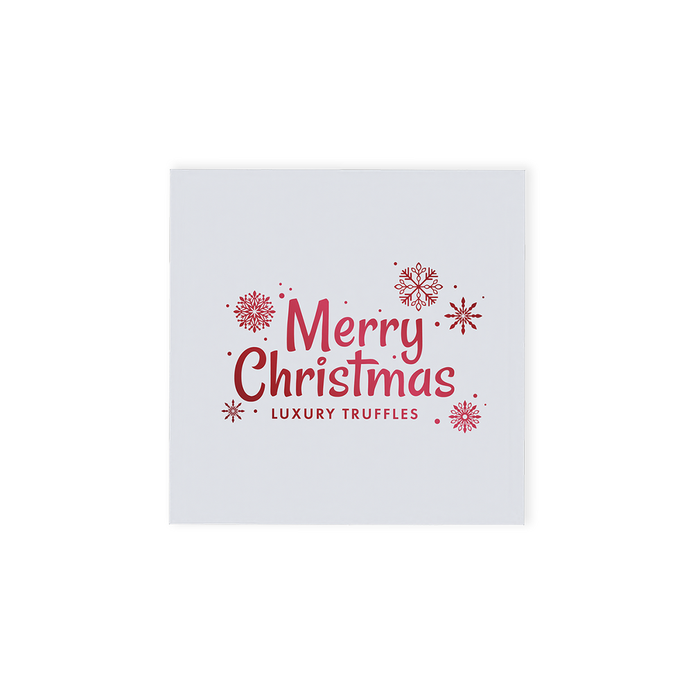 Merry Christmas 4 Chocolate Truffle Gift Box (46g)