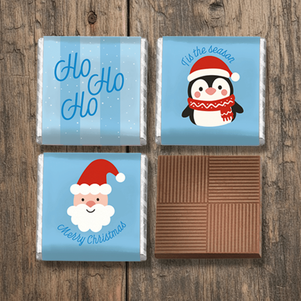 Milk chocolate Christmas 'Ho Ho Ho ' Neapolitan Gift Pack 