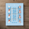 Milk chocolate Christmas 'Ho Ho Ho ' Neapolitan Gift Pack (60g)