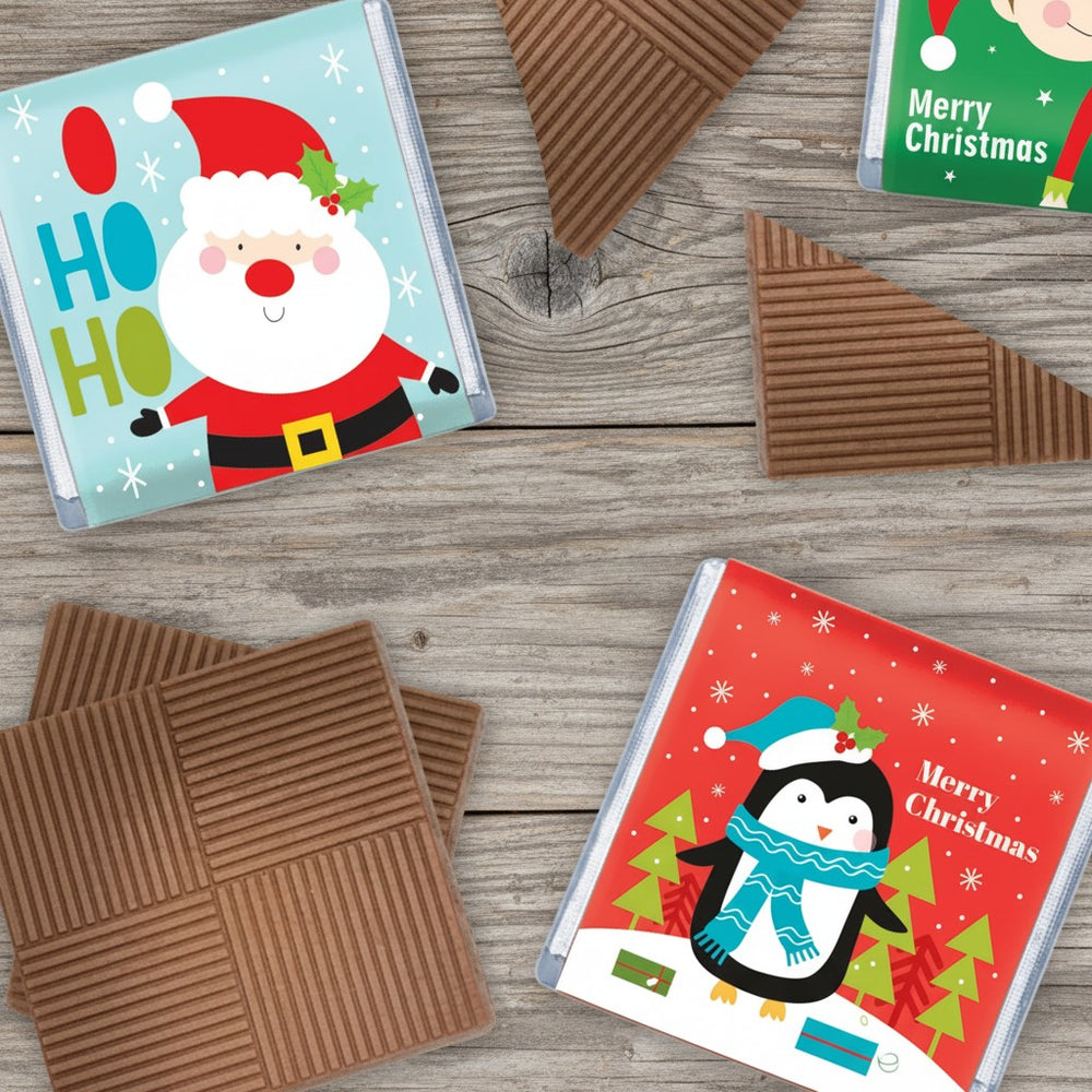 Milk chocolate 'Festive Fun' Neapolitans (750g)