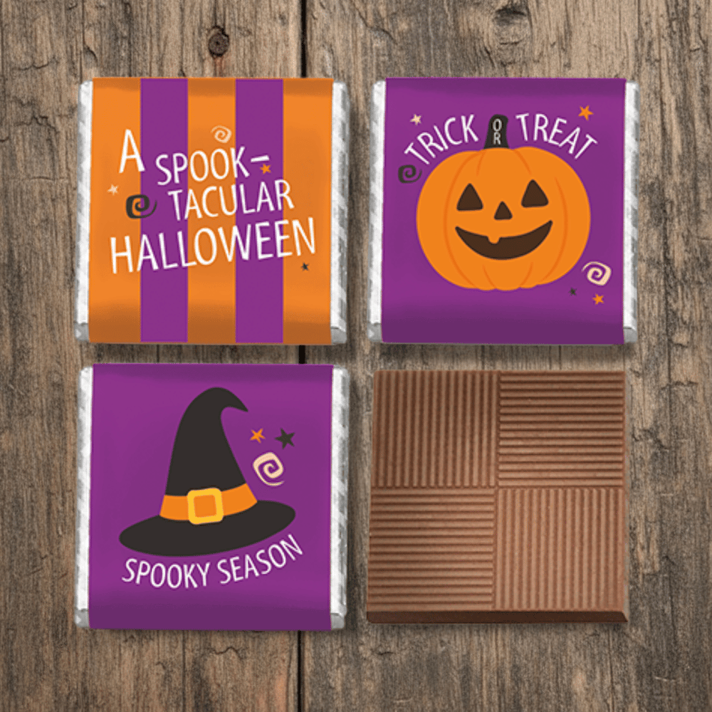 Milk chocolate 'Happy Halloween' Neapolitan 750g