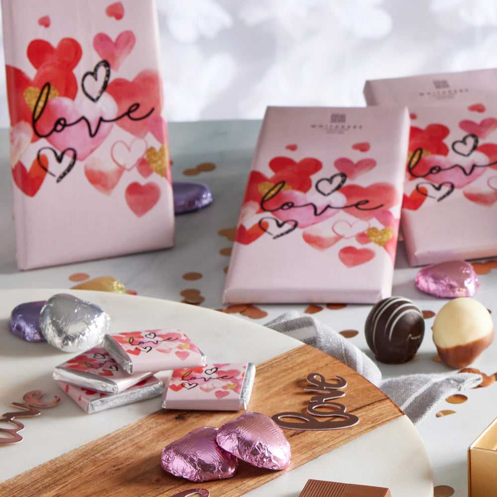 Milk chocolate 'Love Heart' Neapolitans (2kg)