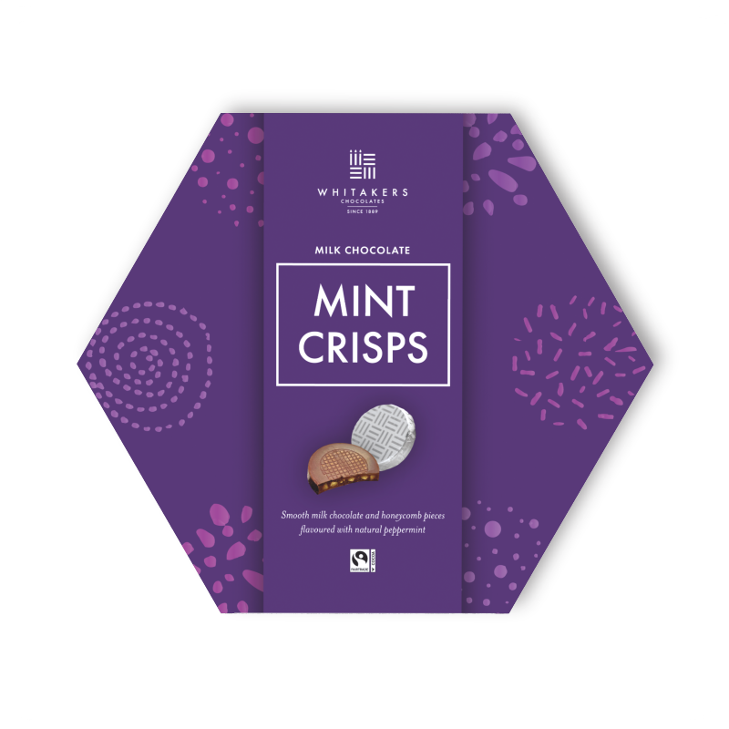 Milk Chocolate Mint Honeycomb Crisps (165g)