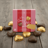 Milk chocolate 'To The One I Love' Gold Hearts Gift Box (55g)