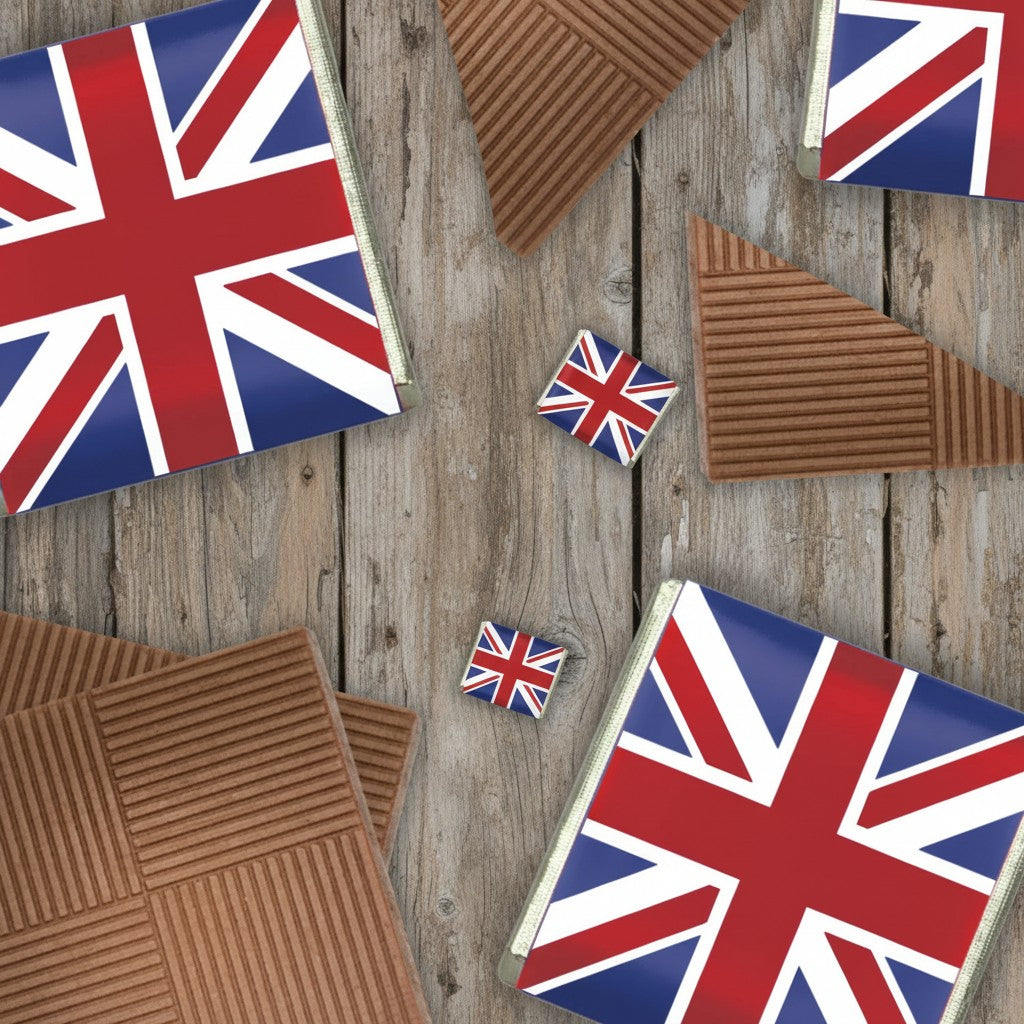 Milk Chocolate 'Union Jack' Neapolitans (750g)