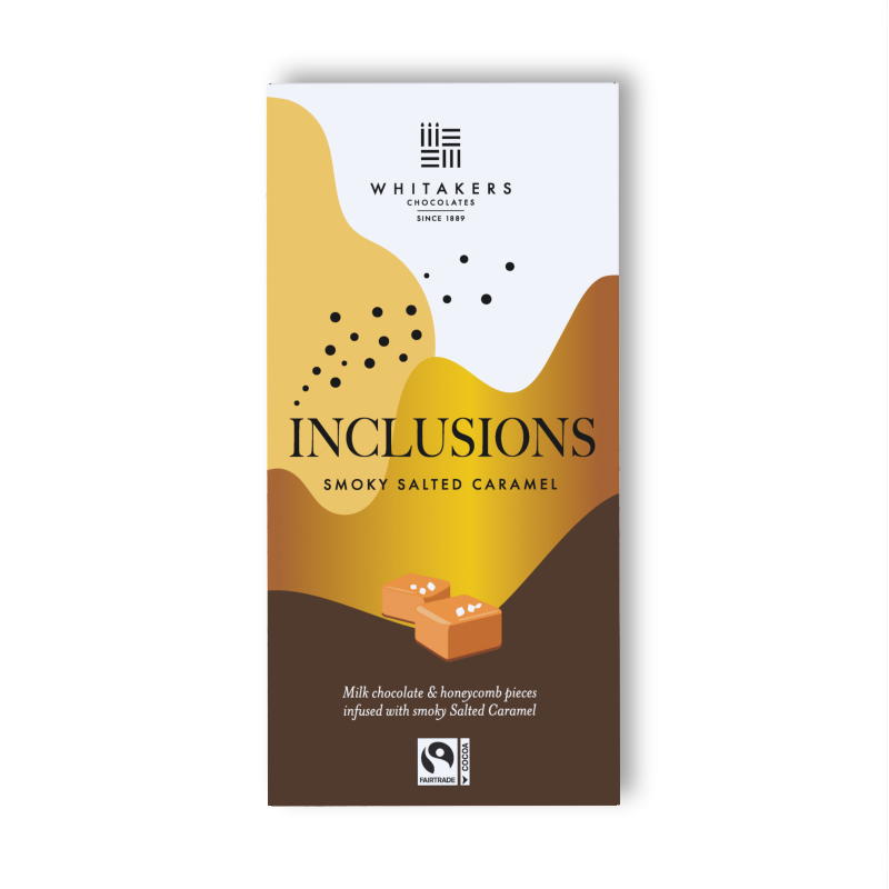 Milk Smoky Salted Caramel Chocolate Bar (90g)